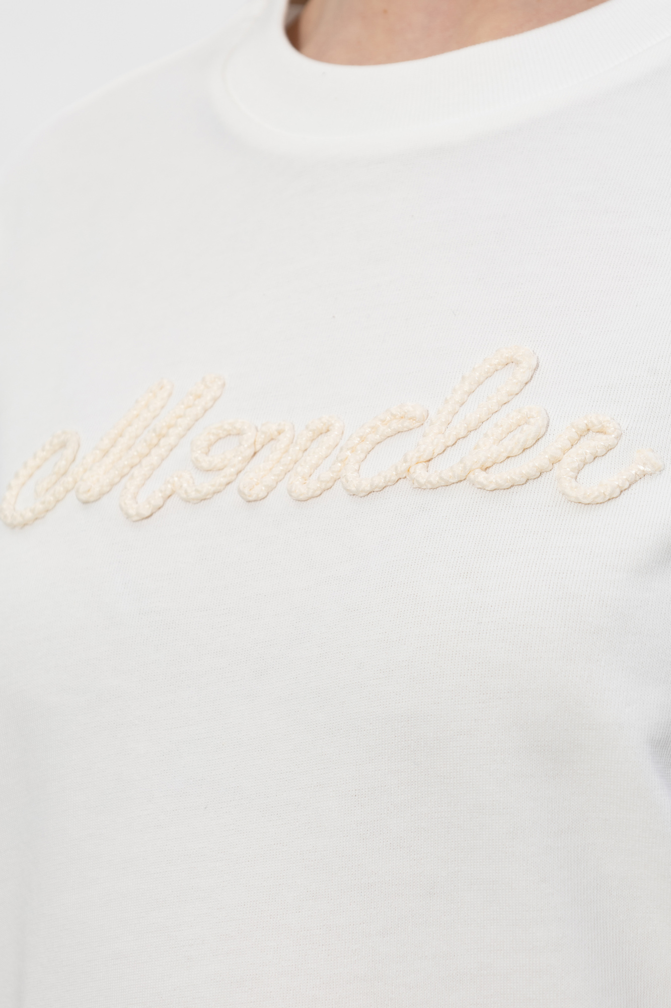 Moncler T-shirt with embroidered logo | Women's | Vitkac